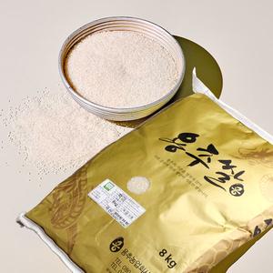 [대용량] 용추 유기농 백미 (8kg, 단일품종)