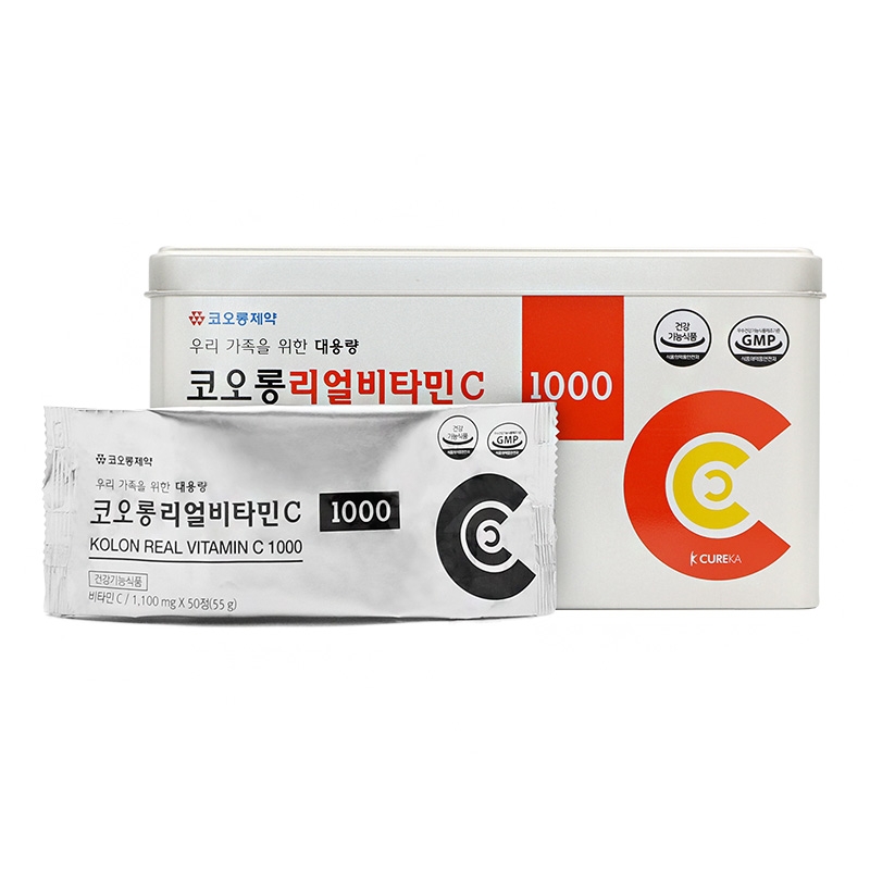 코오롱제약 큐레카 리얼비타민C 1000 300정(10개월분) 대표이미지 섬네일