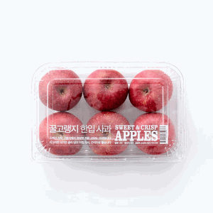 [맛보장]꿀고랭지한입꿀사과*900g내외(5~6입)