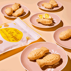 [대용량] 우리밀 미니 슈크림붕어빵 500g(50g * 10개입) 대표이미지 섬네일